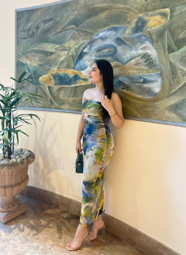 Elegant Soft Chiffon Tube Dress